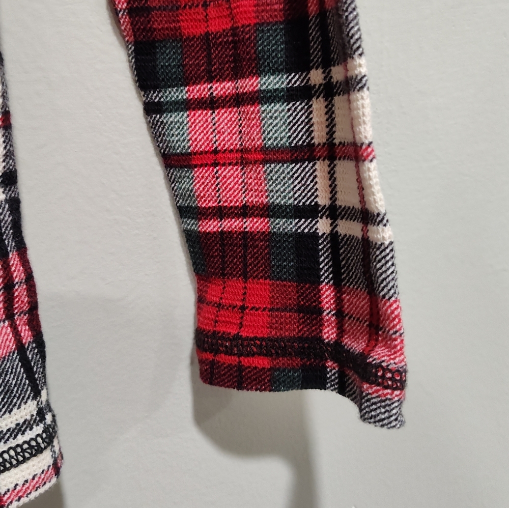 LAUREN RALPH LAUREN Jeans Co ( LRL) Long Sleeve Plaid Top Shirt, Women's Small - Picture 2 of 6